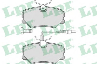 05P293 LPR Комплект тормозных колодок, дисковый тормоз