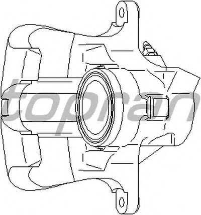 Тормозной суппорт TOPRAN купить