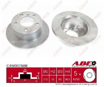 C4W007ABE ABE Тормозной диск