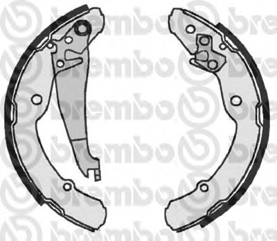 S85516 BREMBO Комплект тормозных колодок