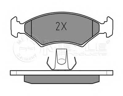 0252075318 MEYLE Комплект тормозных колодок, дисковый тормоз