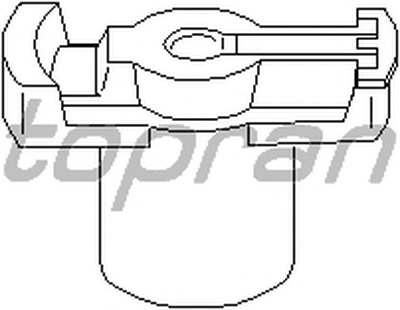 101047 TOPRAN Бегунок распределителя зажигания
