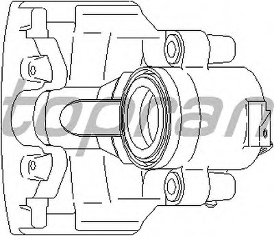Тормозной суппорт TOPRAN купить