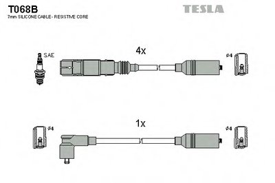 Комплект проводов зажигания alternative TESLA купить