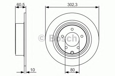 0986479R07 BOSCH Тормозной диск