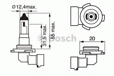 Лампа накаливания BOSCH купить