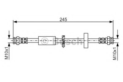 1987481334 BOSCH Тормозной шланг