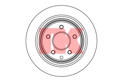 202261 NK Тормозной диск