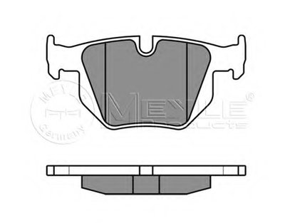 Комплект тормозных колодок, дисковый тормоз MEYLE купить