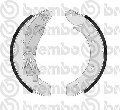 S61524 BREMBO Комплект тормозных колодок