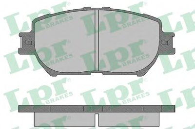 05P1361 LPR Комплект тормозных колодок, дисковый тормоз