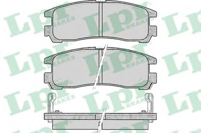 05P043 LPR Комплект тормозных колодок, дисковый тормоз