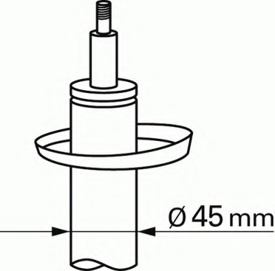 100457 SACHS Амортизатор