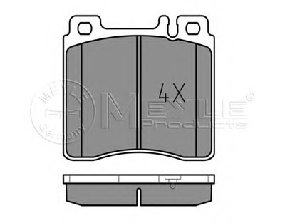 0252130318 MEYLE Комплект тормозных колодок, дисковый тормоз