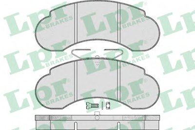 05P415 LPR Комплект тормозных колодок, дисковый тормоз
