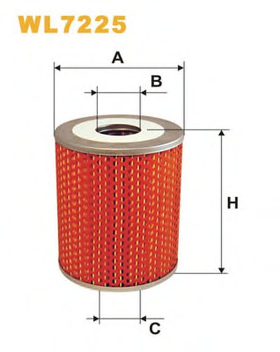 WL7225 WIX FILTERS Масляный фильтр