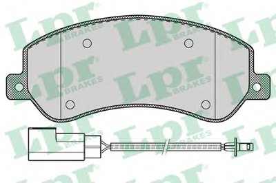 05P1260 LPR Комплект тормозных колодок, дисковый тормоз