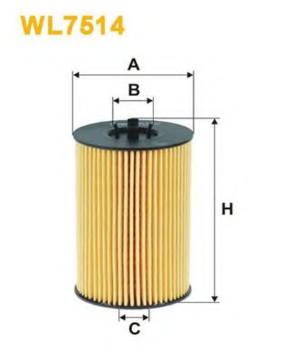 WL7514 WIX FILTERS Масляный фильтр