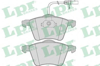 05P975 LPR Комплект тормозных колодок, дисковый тормоз