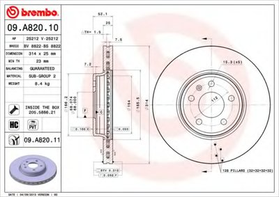 Тормозной диск COATED DISC LINE BREMBO купить