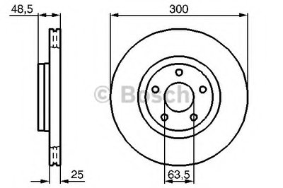 0986479171 BOSCH Тормозной диск