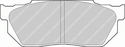 FDB300 FERODO Комплект тормозных колодок, дисковый тормоз