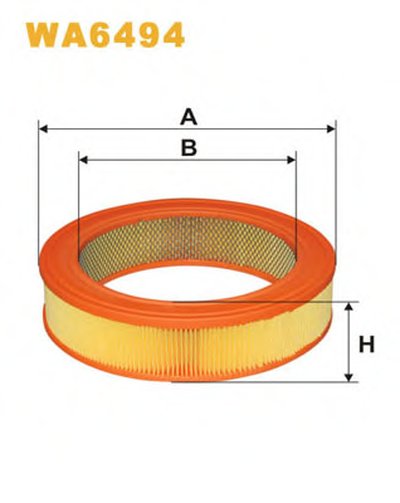 WA6494 WIX FILTERS Воздушный фильтр