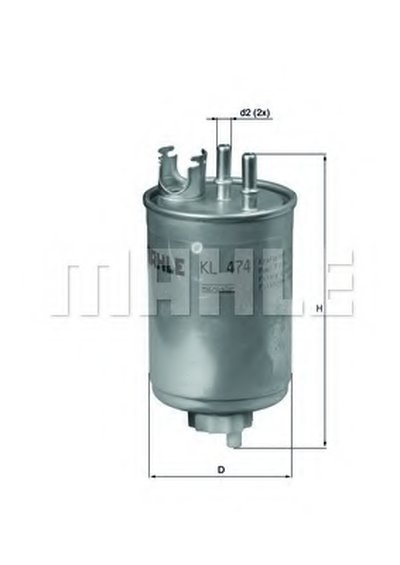 KL474 KNECHT Топливный фильтр