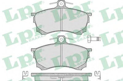 05P420 LPR Комплект тормозных колодок, дисковый тормоз