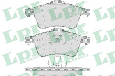 05P645 LPR Комплект тормозных колодок, дисковый тормоз