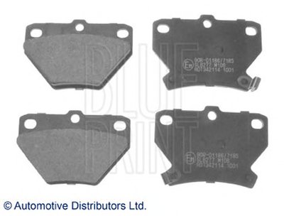 ADT342114 BLUE PRINT Комплект тормозных колодок, дисковый тормоз