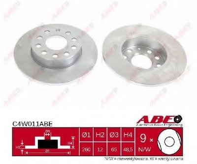 C4W011ABE ABE Тормозной диск