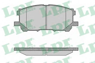05P1368 LPR Комплект тормозных колодок, дисковый тормоз