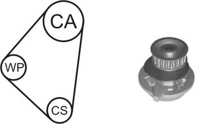 WPK116701 AIRTEX Водяной насос + комплект зубчатого ремня