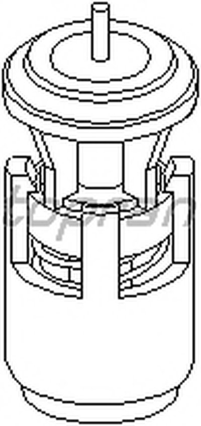 100616 TOPRAN Термостат, охлаждающая жидкость