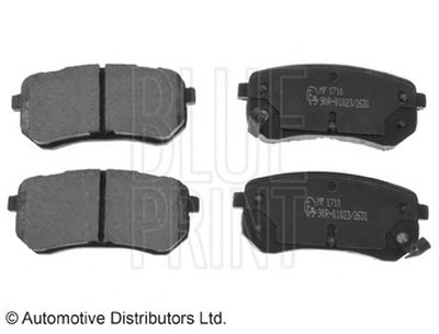 ADG042109 BLUE PRINT Комплект тормозных колодок, дисковый тормоз