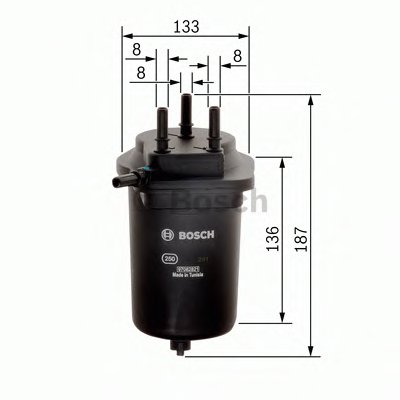 F026402073 BOSCH Топливный фильтр