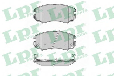 05P1369 LPR Комплект тормозных колодок, дисковый тормоз