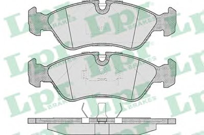 05P304 LPR Комплект тормозных колодок, дисковый тормоз