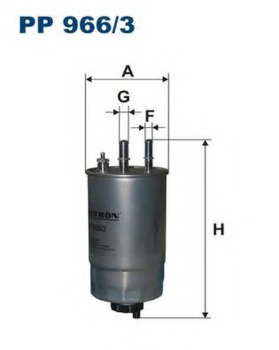 PP9663 FILTRON Топливный фильтр