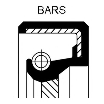 Уплотняющее кольцо, коленчатый вал CORTECO купить