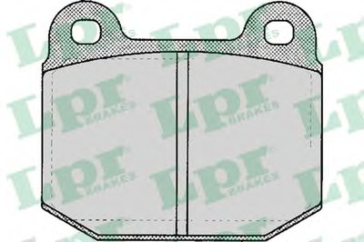 05P137 LPR Комплект тормозных колодок, дисковый тормоз