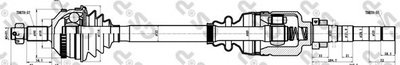 245120 GSP Приводной вал