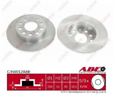 C4W012ABE ABE Тормозной диск