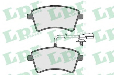 05P1800 LPR Комплект тормозных колодок, дисковый тормоз