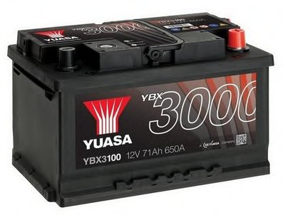 Стартерная аккумуляторная батарея YBX3000 SMF Batteries YUASA купить