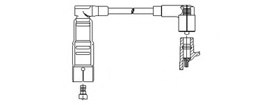 20155 BREMI Провод зажигания