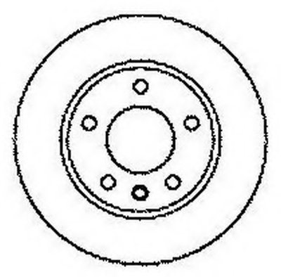 561609JC JURID Тормозной диск
