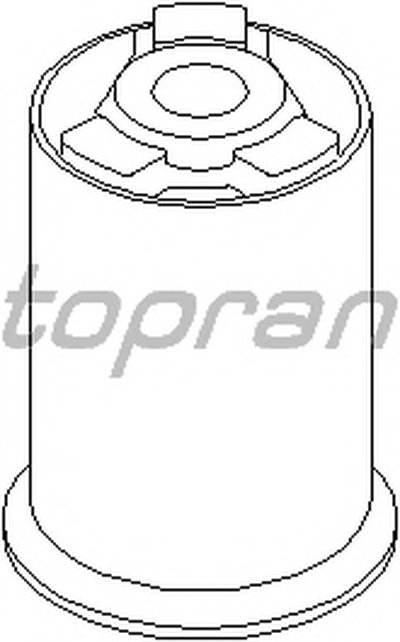 104411 TOPRAN Втулка, балка моста