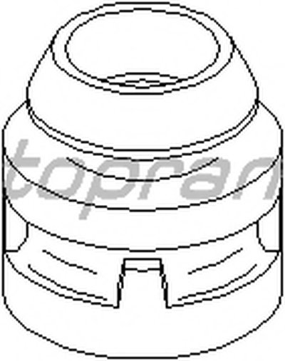 Подвеска, радиатор TOPRAN купить